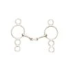 Centaur Stainless Steel French Mouth 3 Ring Gag