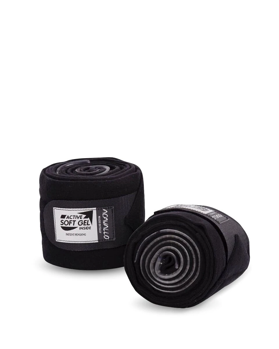 Acavallo Fleece And Gel Bandages (pair-one Size)