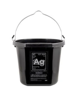 EquiFit AgSilver CleanBucket- 20qt- Black