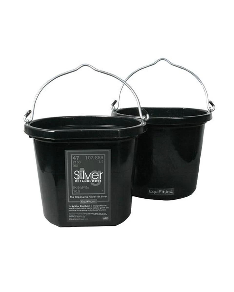EquiFit AgSilver CleanBucket- 20qt- Black - Image 2