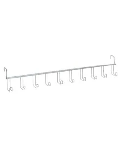 Equi-Essentials Wire 10-Hook Bridle Rack- Silver