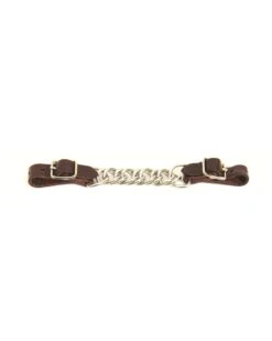 Walsh Curb Chain With Leather Ends