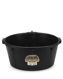 Feed Pan With Hooks (Rubber)