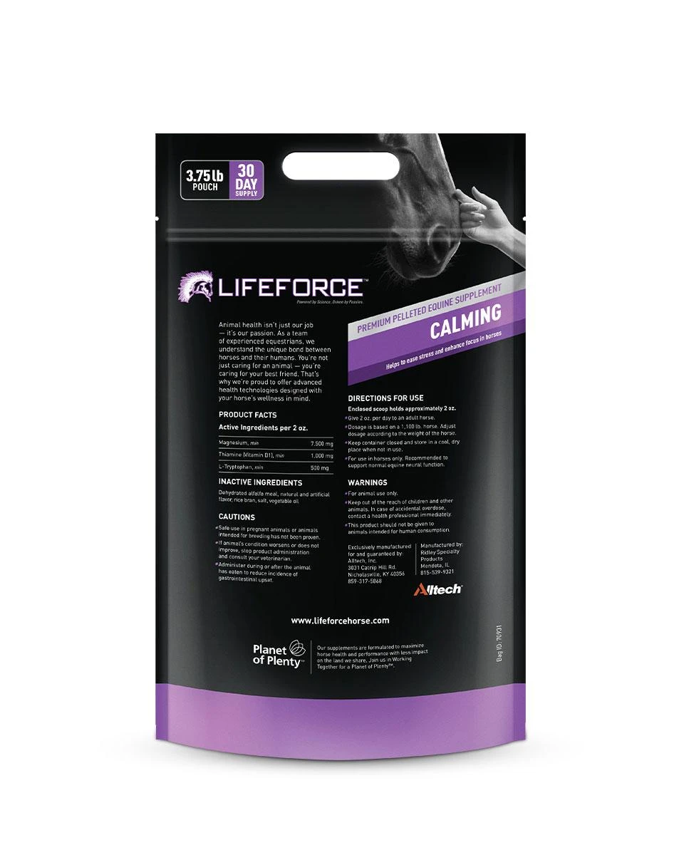 LifeForce Calming Equine Supplement - Image 2