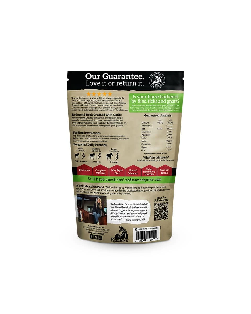 Redmond Rock Crushed Salt With Garlic - Image 2