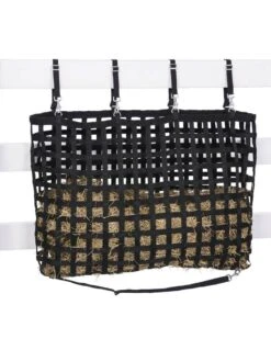 Tough-1 Web Slow Feed Fence Feeder- Black