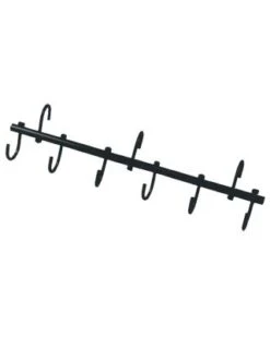 Tack Rack 6 Hook Black