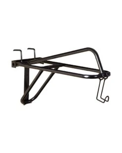 Tough-1 Single Collapsible Saddle Rack- Black
