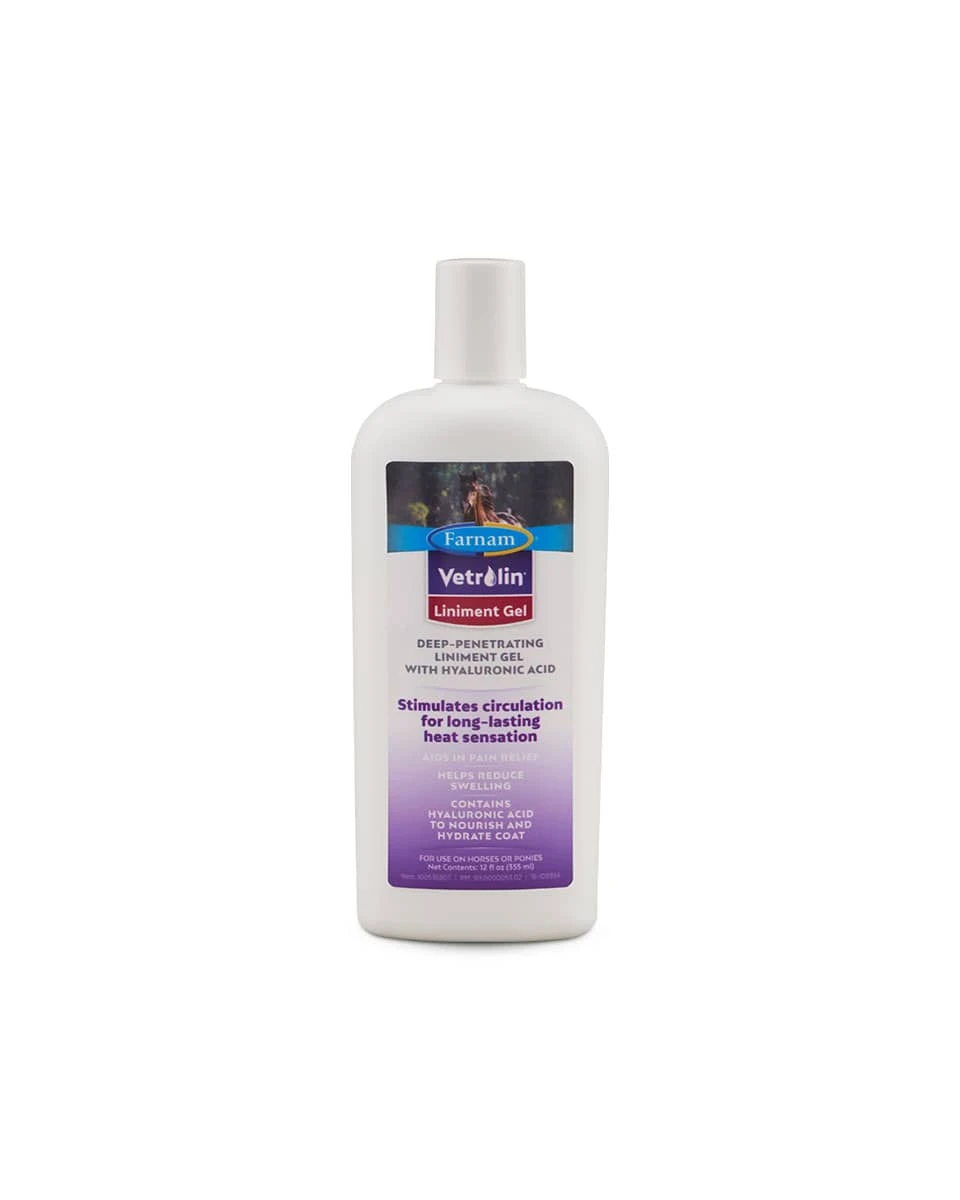 Vetrolin Liniment Gel W/HA - 12oz